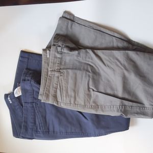 Bundle of 2 Pixie Pants Navy and Gray